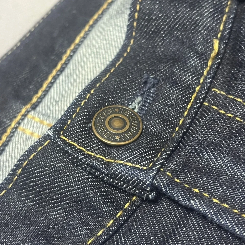 Edwin Japan Denim Jeans Akita Tapered 35Wx30L No 404 EIN4098 Blue Selvage